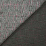Coton tissé-teint Prince-de-Galles Caldicot envers gris foncé