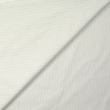 Coton tissé-teint rayé argent et doré fond blanc