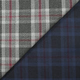 Coton tissé-teint tartan Aberdeen envers marine