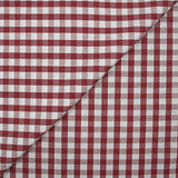 Coton Vichy 9mm bordeaux