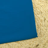 Crêpe de chine soie et acétate bleu cobalt