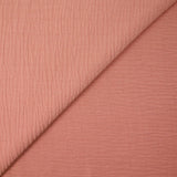 Crêpe polyester doupionné rose blush