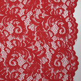 Dentelle festonnée Judith rouge