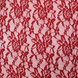 Dentelle polyester Clara cerise