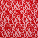 Dentelle polyester Clara rouge
