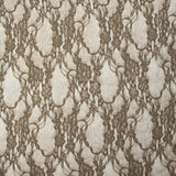 Dentelle polyester Noémie taupe