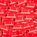 Étiquettes tissées "La chamade" x 5