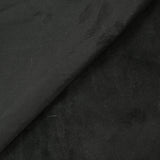 Faux daim polyester noir