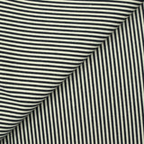 Jean's coton rayé marine et écru