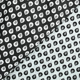 Jean's jacquard polyviscose goutte d'eau fond noir
