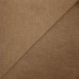 Jersey de viscose double face chiné marron clair