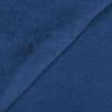 Jersey de coton éponge fin bleu