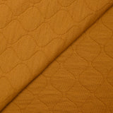Jersey de coton matelassé camel