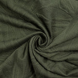 Matelassé jersey fissures military green background