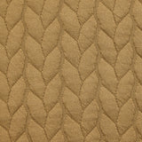 Matelassé jersey braids Camel background