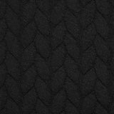 Matelassé Jersey Braids Black Fondo