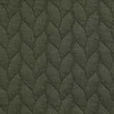 Matelassé matelassé braids military green background