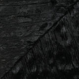 Jersey velours plissé noir