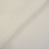 Lainage bouclette envers polaire blanc