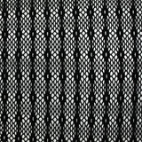 Maille crochet polycoton graphique noir