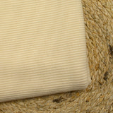 Maille de laine côtelée Freja crème