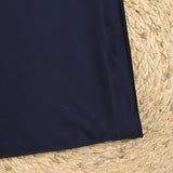 Maille de viscose satinée bleu marine