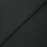 Maille Milano polyviscose double rayure fond noir