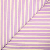 Maille Milano rayure écrue fond mauve