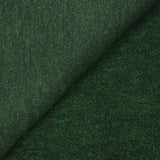 Maille polyester chinée vert fond noir