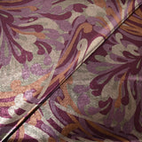 Maille polyester irisée psychédélique fond violet