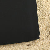 Molleton de coton noir