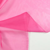 Mousseline de 100% soie rose bonbon
