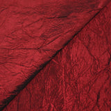 Polyester froissé Lola rouge carmin