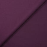 Popeline de coton aubergine