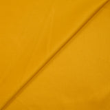Popeline de coton satinée jaune soleil