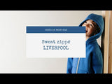 Patron de Couture Enfant LIVERPOOL Sweat zippé