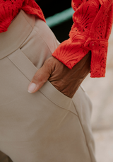 Pantalones de arrecifes de patrones de alta costura