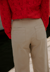 Pantalones de arrecifes de patrones de alta costura