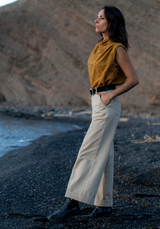 Pantalones de arrecifes de patrones de alta costura