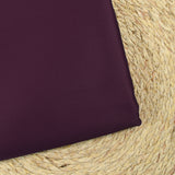 Satin de coton lourd aubergine