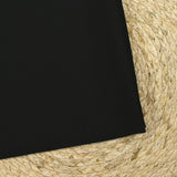Satin de soie 100% mat noir