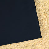 Satin duchesse double face polycoton bleu marine