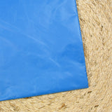 Tissu imperméable fin polyester bleu bleuet