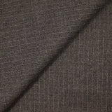 Tissu tailleur laine mélangée rayé taupe