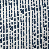 Twill de viscose imprimé vertèbres marine fond blanc