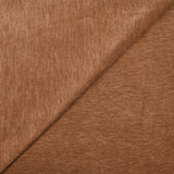 Velours chenille double face chiné camel