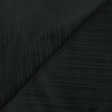 Velours côtelé 100% coton double rayure noir
