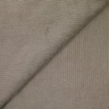 Velours côtelé polyester 2 mm grège