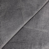 Velours de coton côtelé grosses côtes 3 mm gris