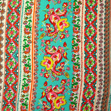 Viscose imprimée éclosion paisley multicolore